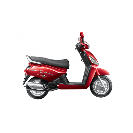 Mahindra Gusto 125cc red