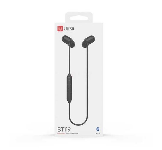 UiiSii BT119 Wireless Bluetooth Headset BT5.0 IPX5 Waterproof Sport In-Ear Earphone