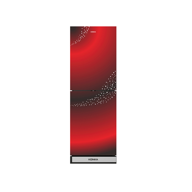 KRT-240GB-TMW-(RED-Star)(2-Door,-Upper-Freezer,-Glass-Door)-31290