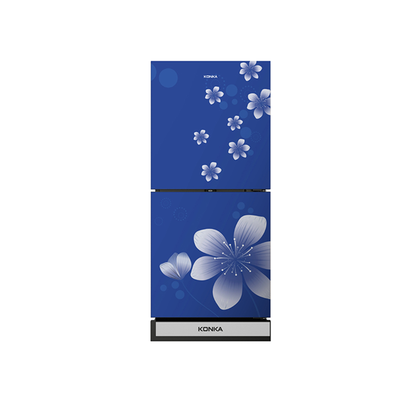 KRT-180GBTMW-BLUE(2-Door, Upper Freezer, Glass Door)