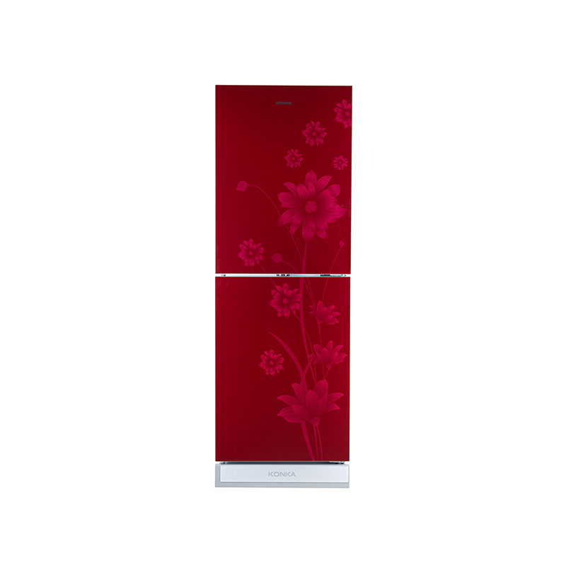 KRB 230 GB-RED Sakura(2-Door, Bottom Freezer, Glass Door)
