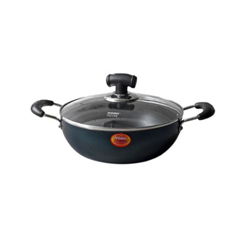 Premium Non-Stick Kadhai :Dark Green- 22.5 cm
