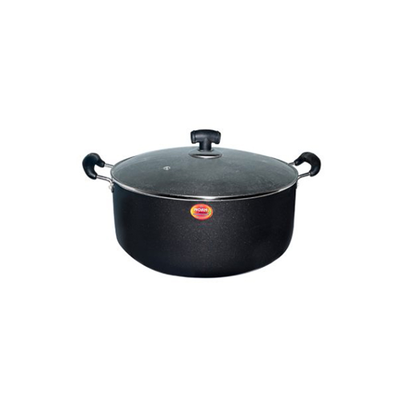 Noah Non-Stick Black Casserole 22.5 cm