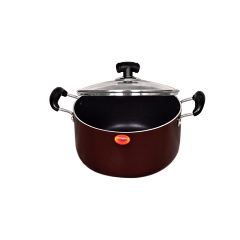 Non-Stick Casserole 24.5cm- coffee