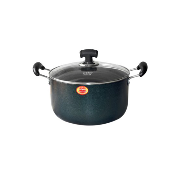 Non-Stick Casserole 24.5cm-Dark Green