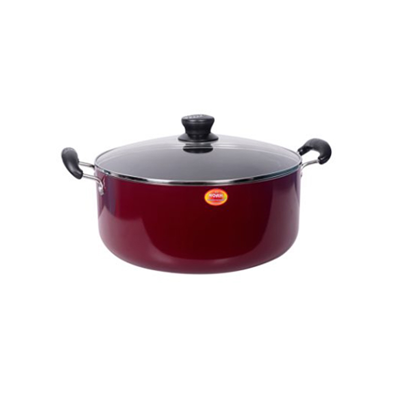  Non-Stick Casserole 32.5cm-Peach