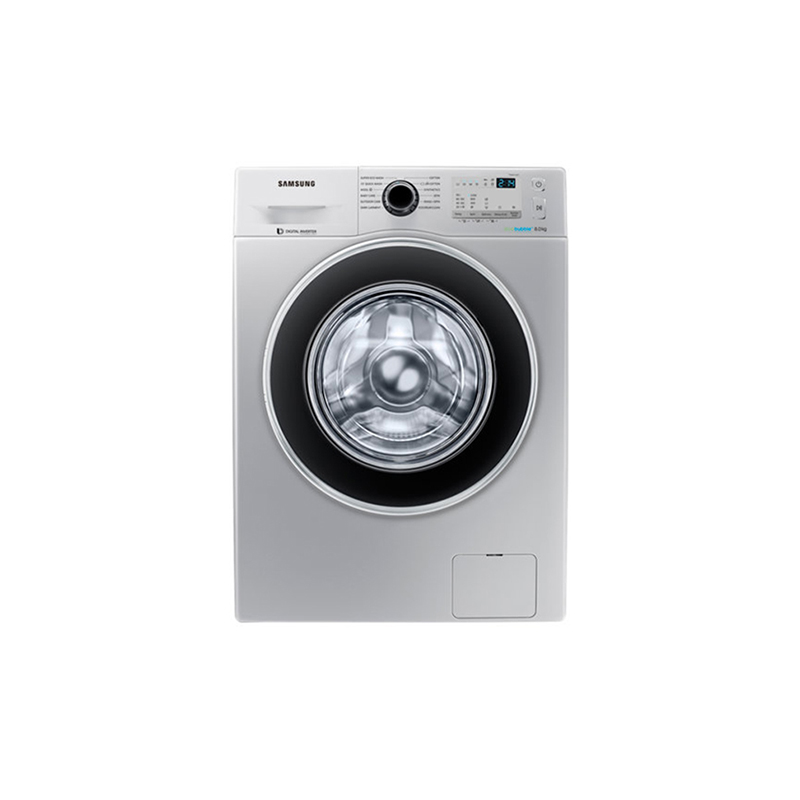 Samsung Front Loading Washing Machine with Eco-Bubble - WW80J4213GS/TL - 8.0Kg