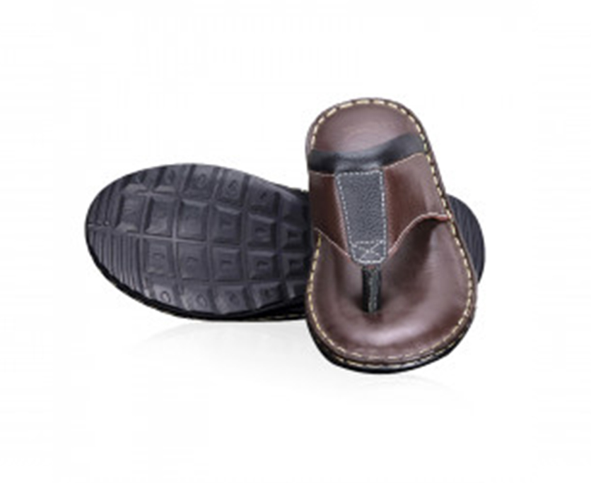 La Gloria Mens Leather Sandal-1917 CHOCO
