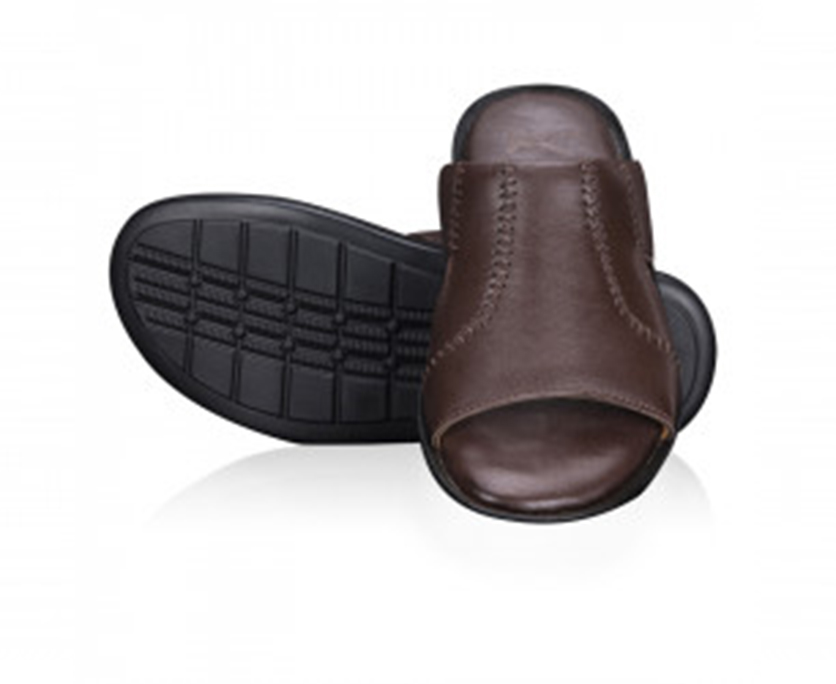 La Gloria Mens Leather Sandal-2004 CHOCO