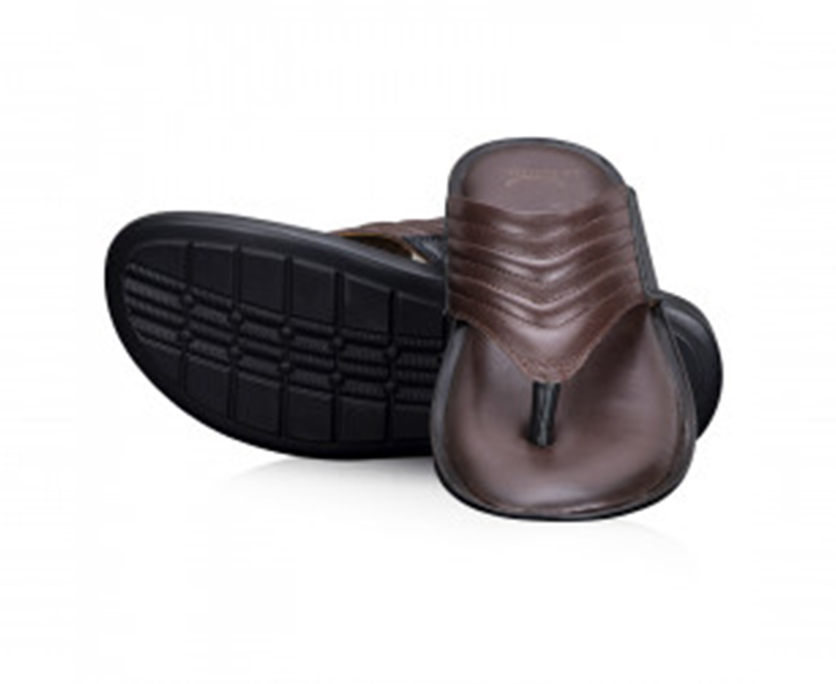 La Gloria Mens Leather Sandal-1942 CHOCO