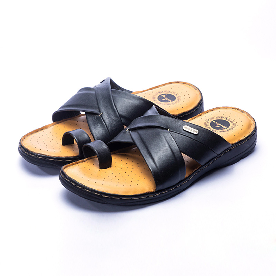 Walkar Men  Sandal - Black