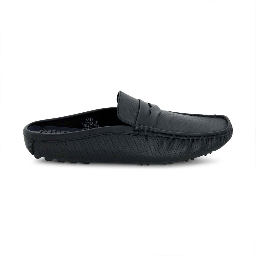 Men  Casual Open Back Moc-Toe Slippers
