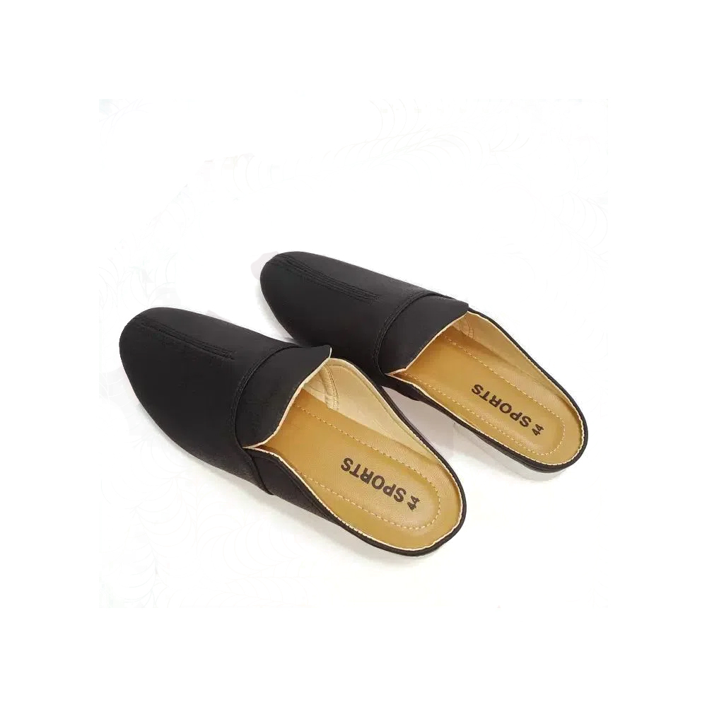 Leather Tiger Pattern Special Sole Beach Half Shoes Slipper