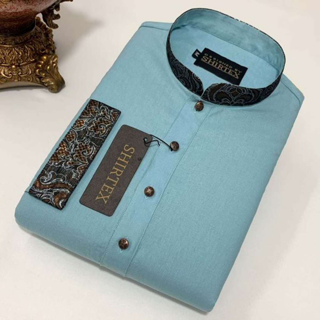Men  Premium Cotton Panjabi S136