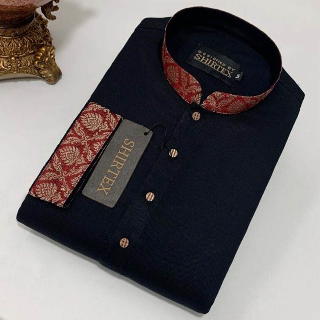 Men  Premium Cotton Panjabi S137