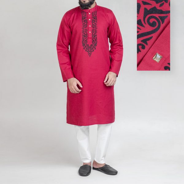Menâ€™s Regular Fit Panjabi (FLK-0802)