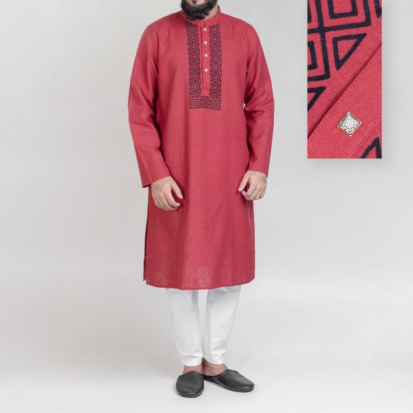 Menâ€™s Regular Fit Panjabi (FLK-0804)