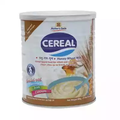 mothers-smile-cereal-honeywheat-milk-tin-400-gm