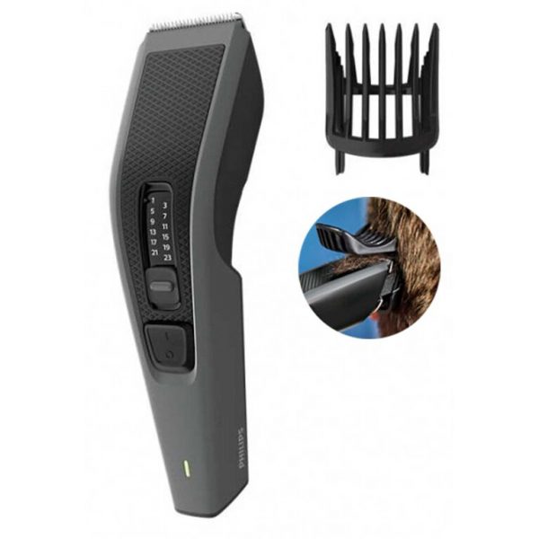 Philips Menâ€™s Hair Clipper With Beard Trimmer HC3520
