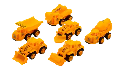 truck-set-yellow-toy-z001-6pcs