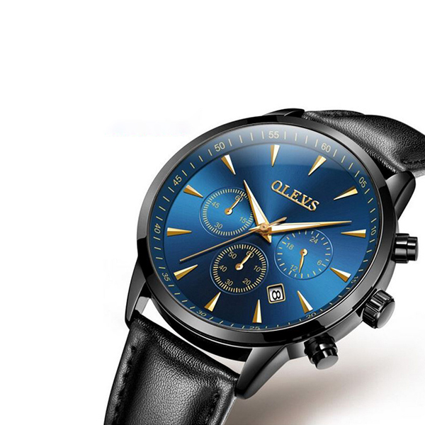 Olevs 2860BLBU Menâ€™s Quartz Watch