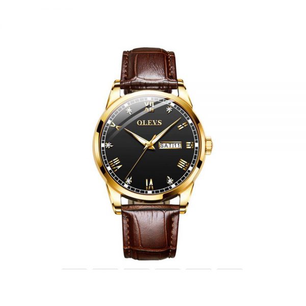 Olevs 6896BRB Menâ€™s Quartz Watch
