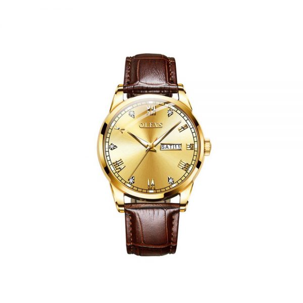 Olevs 6896BRGL Menâ€™s Quartz Watch