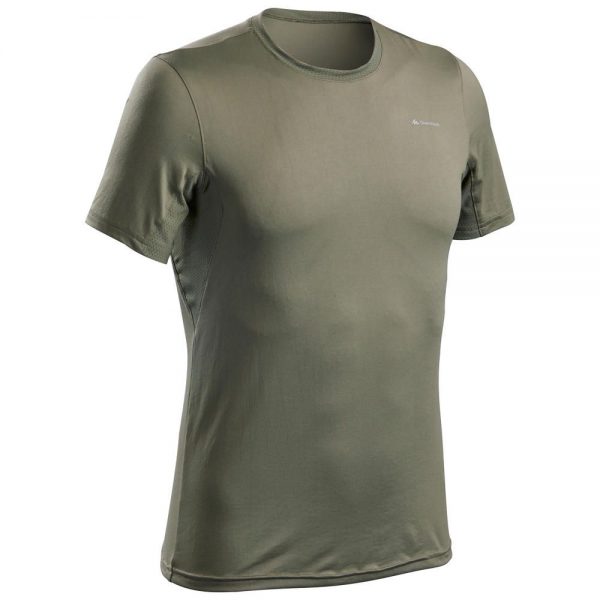 Menâ€™s Mountain Walking Short-Sleeved T-Shirt MH100