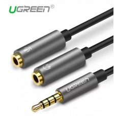 UGREEN 30619 3.5mm Male to Dual 3.5 mm Female Headphone Splitter 