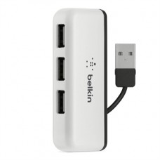Belkin 4-port Usb 2.0 Travel Hub With Lighted Indicator (F4U021BT)