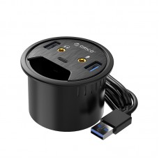 ORICO DESK-2U1C Desktop Power Grommet USB 3.0 Multi-function HUB