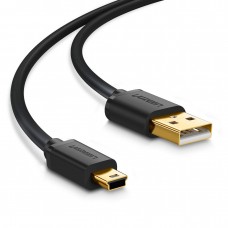  UGreen 10355 USB 2.0 A Male To Mini 5 Pin Male cable 1M