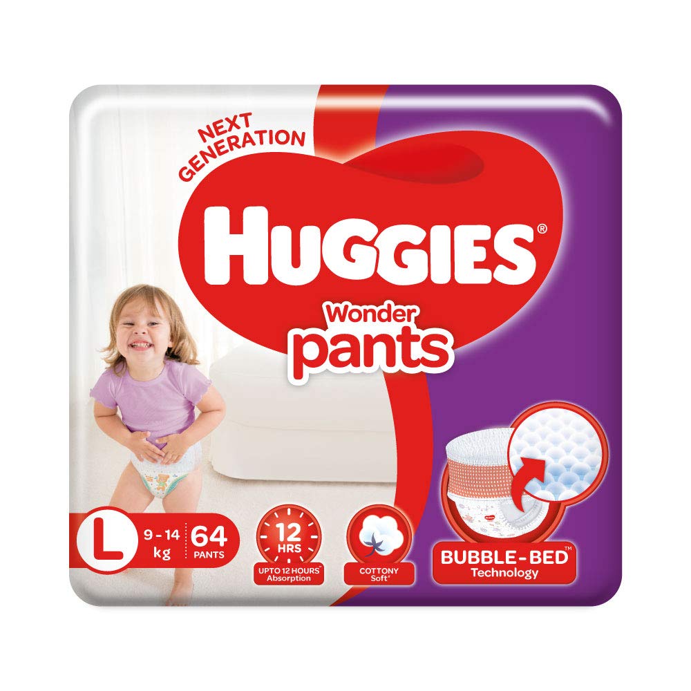 Huggies Baby Diaper Pant System L (9-14 kg) 64 pcs